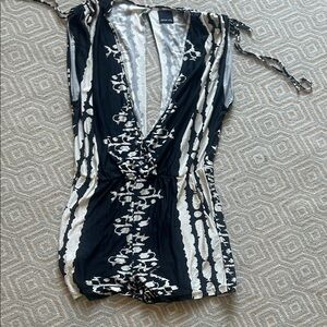 Dolce Vita Black and White Women Shorts